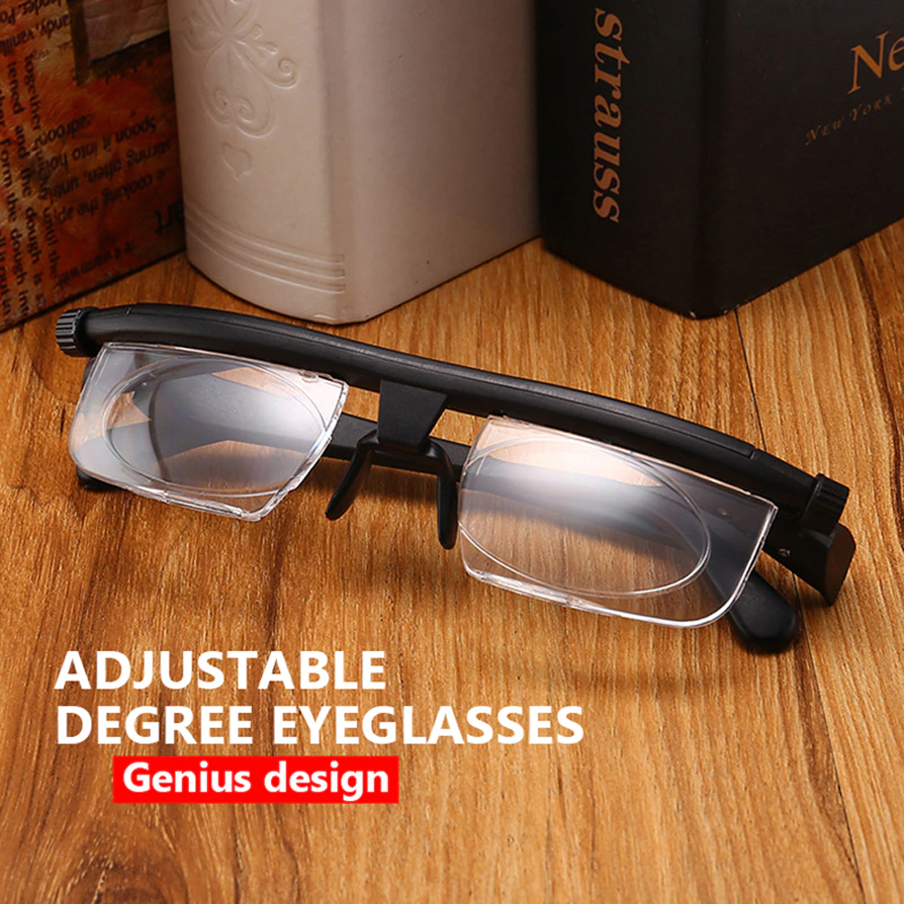 AdjustaFocus Eyewear for Reading and Distance