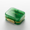 Green Travel Pill Case 7-Slot