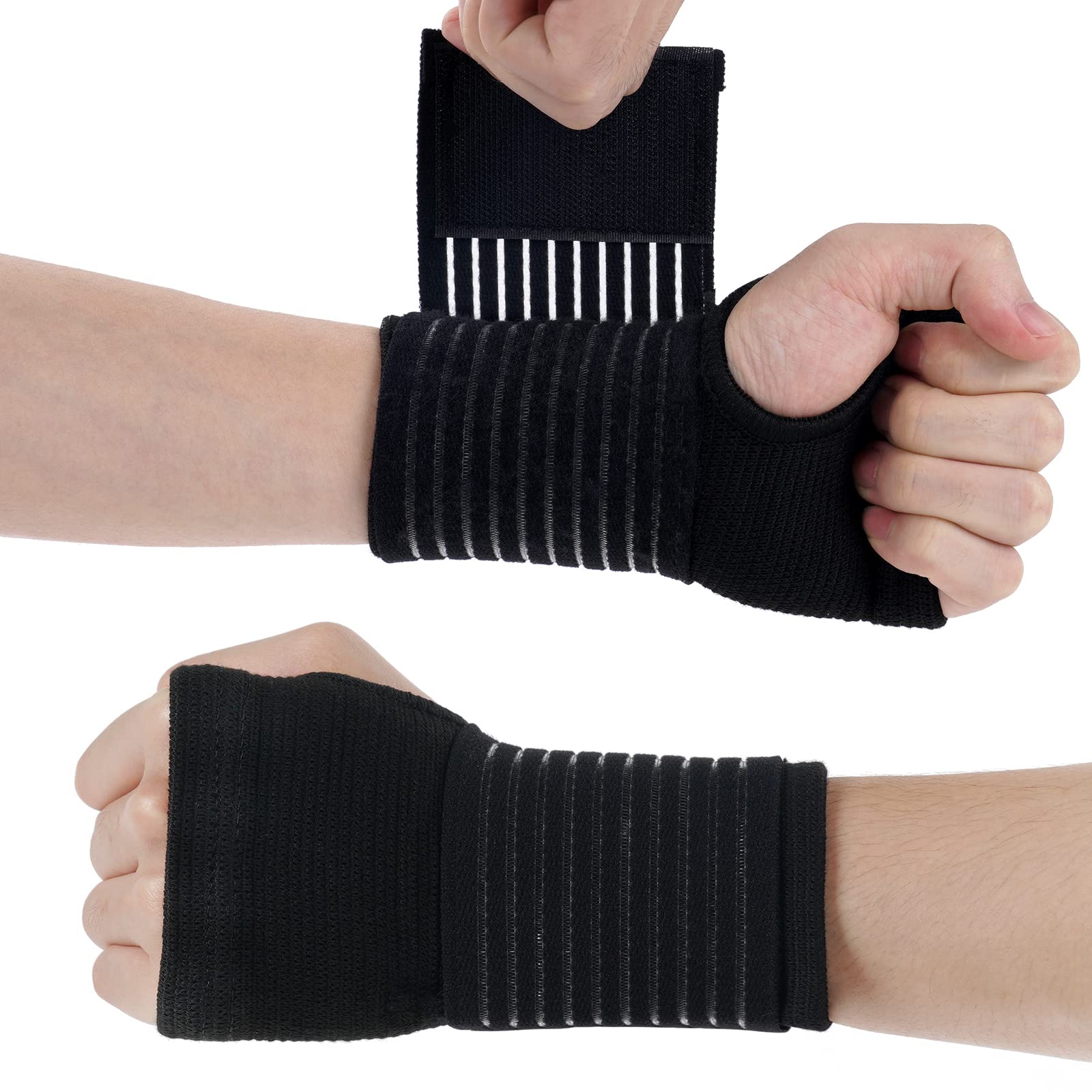 FlexiWrist Dual Pack Adjustable Support Wraps