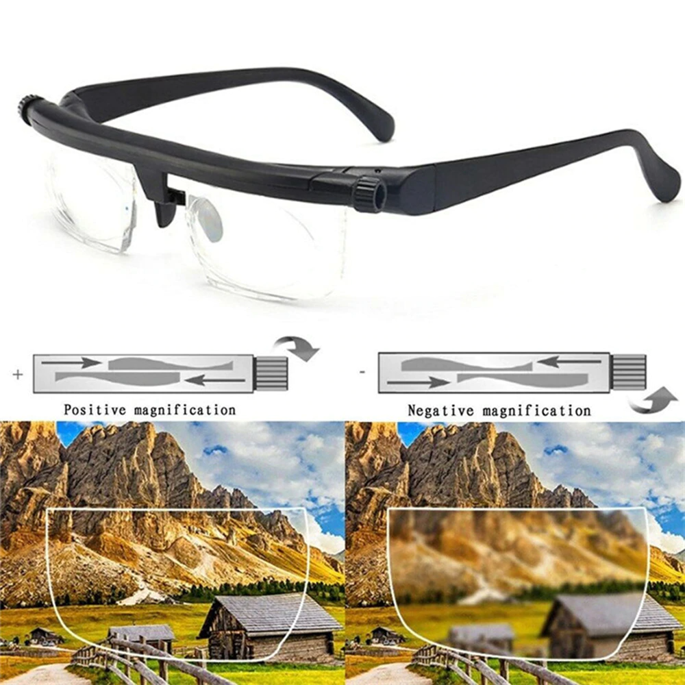 AdjustaFocus Eyewear for Reading and Distance