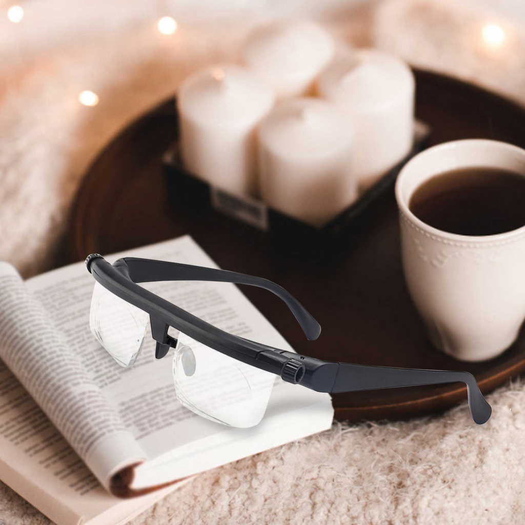 AdjustaFocus Eyewear for Reading and Distance