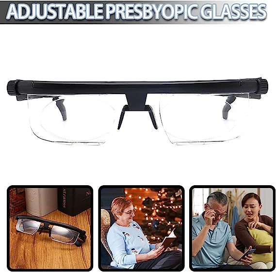 AdjustaFocus Eyewear for Reading and Distance