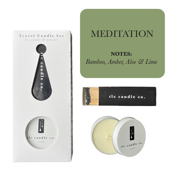 Serenity Travel Candle Kit - Meditation
